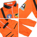 Astronaut Costume for Kids Space Suit Boys Girls Children Astronaut Jumpsuit Costume Zipper Role Play Pilot Costume With Hat. 