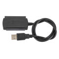 SATA PATA IDE Drive to USB 2.0 Adapter Converter Cable for Hard Drive Disk HDD 2.5 3.5 with External AC Power Adapter. 