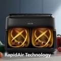 Philips NA150/09 Series-1000 Dual Basket Air Fryer | 7.1 Liter.