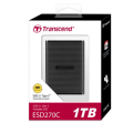 Transcend 1TB ESD 270C USB 3.1 Gen 2 Type C External SSD - High-Speed Solid State Drive for Quick Data Storage and Transfer. 