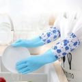 High Quality Silicone Dish Washing Kitchen Hand Gloves (Multicolor). 
