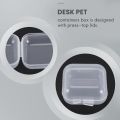 50Packs Small Clear Plastic Storage Containers,Mixed Empty Mini, Case with Lids for Small Items and Other Craft Projects. 