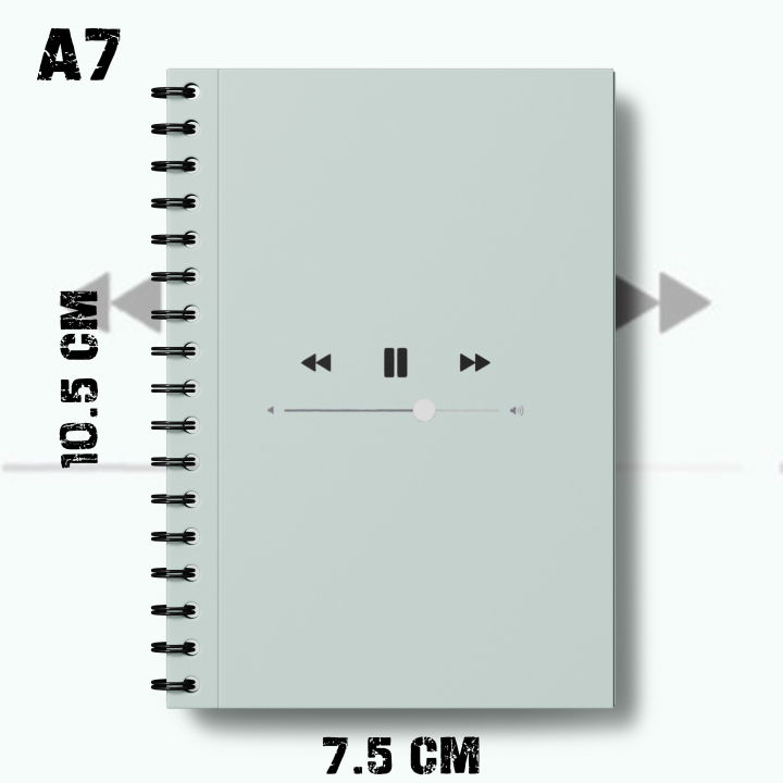 Notebook Design Audio Writing A7 Pad K498 K501 | Daraz.com.bd
