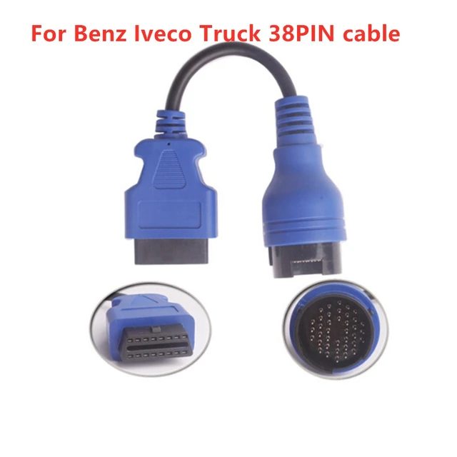38Pin%20Cable%20OBD2%20Diagnostic%20Tool%20Adapter%20Connector%20Diagnostic%20Trucks%20Interface%20Scanner%20Cable%20OBDII%2016PIN%20Compatible%20With%20Benz%20IVECO%20-%20Image%202