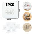 Adhesive Hook Replacement Strong Sticker Hook for Bathroom Corner Shelf Soap Dish No Drilling Organizer New 5/10PCS Shower Caddy. 