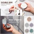 Mirror/mini portable folding mirror double side pocket mirror/mini pocket mirror for women and girls. 