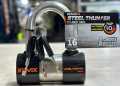 KOVIX KHS 16mm Steel Shackle Disc U Lock for Motorcycle with 3 Keys 1 Piece. 