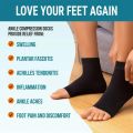 1Pair Neuropathy Socks for Women Men, Soothe Compression Socks for Neuropathy Pain,Ankle Brace Plantar Fasciitis Swelling Relief. 