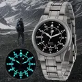 BERNY Titanium Watch for Men AR Coating Sapphire Fashion Wristwatch Luminous VH31 Ultra-thin Quartz Watch Waterproof 5ATM Watch. 