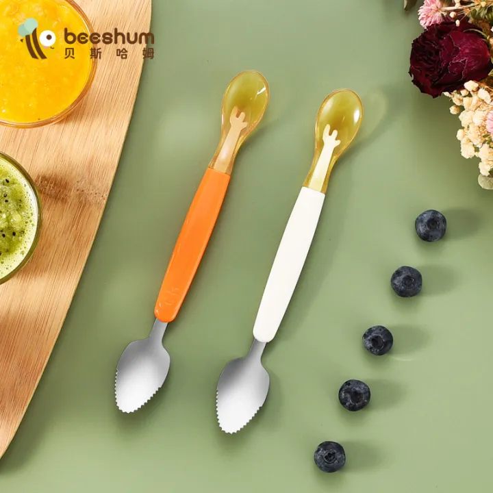 Beeshum%20Besham%20Double-ended%20Scraping%20Spoon%20Baby%20Learning%20Food%20Training%20Spoon%20Baby%20Feeding%20Spoon%20Baby%20Independent%20Feeding%20Spoon%20-%20Image%202
