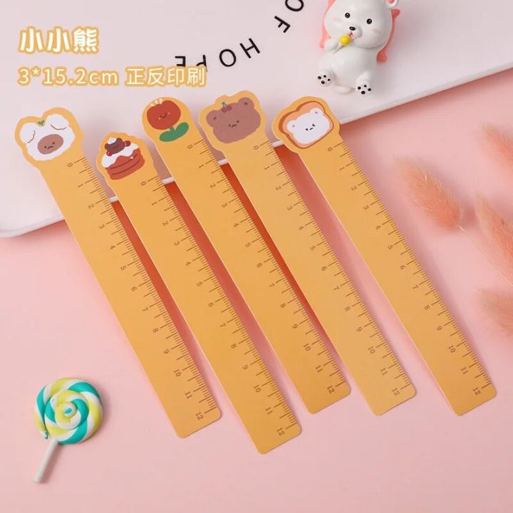 5pcs%20Cartoon%20Pet%20Straight%20Ruler%20Bookmarks%20Painting%2012cm%20Scale%20Ruler%20Bendable%20Learn%20Kawaii%20Stationery%20Office%20School%20Supplies%20-%20Image%207