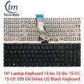 HP Laptop Keyboard 15-bs 15-bs000 17-BS, 15-Bw,15-CC 15-CS 250 G6 Series US Black Keyboard. 