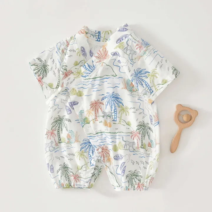 Baby%20jumpsuit,%20gauze,%20summer%20short%20sleeved%20monk%20clothing,%20newborn%20diaper,%20bamboo%20fiber%20baby%20romper,%20outdoor%20clothing%20-%20Image%206