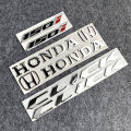 1 Set 3D Soft Glue Honda Logo Sticker Motorcycle Logo HONDA Click 125i 150i Logo Sticker.