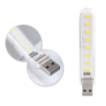 Mini Portable USB RGB LED 5V 8 LED Light SMD Table Desk Lamp Book Flashlight Night Light for Power Bank Laptop Camping.