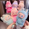 3rd generation get into energy labubu plush doll key chain figure box key chain dolls.