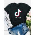 Tiktok Style Trendy Half Sleeve Cotton T-Shirt Casual Everyday Top for Women Wear.