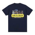 Life Is Short Make It Shorter Tren Trenbolone T-shirt Men Women Funny Gym Short Sleeve T-shirts 100% Cotton Casual Loose T Shirt.