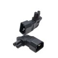 Iec320 C5 Power Converter Iec C14 Male Plug To C5 Up/left/right/strainght Angle Connector 10a 250v. 