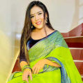 Cotton Saree For Women - Light Green Color - Comfortable to wear - Perefct For All Seasons and Occasions. 