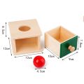 6in1 Wooden Activity Cube Montessori Toys for 12M+ Baby Carrots Harvest Game Bead Maze Preschool Learning Education Shape Sorter.