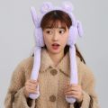 Plush Warm Earmuffs Cute Bunny Ears Headband Warm Tool Cold-proof Airbag Ear Bags Funny Toy Plush Earmuffs Girl. 