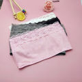 【Breakfast Daieu】Girls Lace Tube Tops Women Solid Top Crop Bra Fashion New Sexy Underwear Ladies Soft Intimates Clothes Vest.