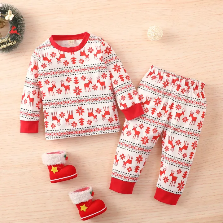 Baby%20Boys%20Girls%20Matching%20Christmas%20Clothes%20Red%20Deer%20Top%20T%20Shirt%20Baby%20Girl%20Pajamas%203-6%20Months%20Sunflower%20Baby%20Blankets%20for%20Girls%20-%20Image%202