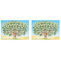 2X Family Tree Chart to Fill in 6 Generation Genealogy Poster Blank Fillable Ancestry Chart,Print Family Tree Picture A. 