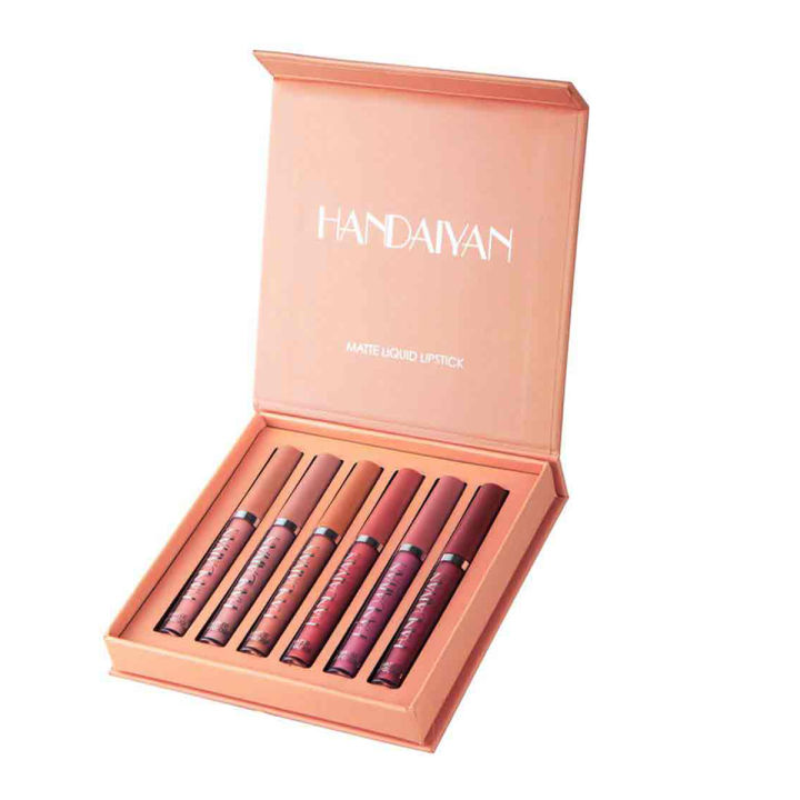 HANDAIYAN%206pcs%20Matte%20Liquid%20Lipstick%20Set%20-%20Image%202