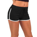 Women Ladies Pants Gym Yoga Mini Shorts Striped Dance Sport Fitness Stretch 6-20.