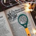 Optical Instrument Handheld Magnifying Glass with Compass (50mm,65mm,75mm,90mm).