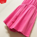 Women's Off Shoulder Drawstring Waist Cotton Tube Top Mini Dress From Levin.