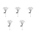 5PCS 10 Head Solar Powered Firefly Lights, 10 LED Outdoor Waterproof Solar Starburst Swaying Garden Lights. 