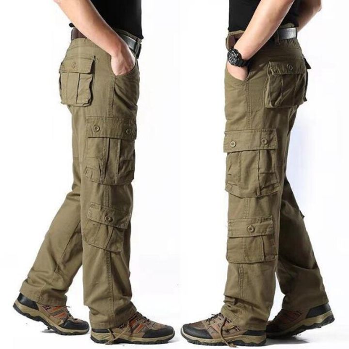 Men's%20Cargo%20Pants%20Mens%20Pure%20Cotton%20Casual%20Multi%20Pockets%20Military%20Tactical%20Pants%20Men%20Outwear%20Straight%20Tall%20Waist%20Trousers%20-%20Image%206