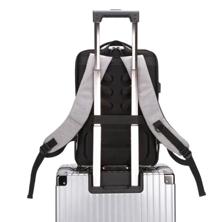 Black%20Hard%20Shell%20Bag%20Leisure%20Commuting%20Waterproof%20Lightweight%20Business%20Backpack%20Men's%20Backpack%20Anti-theft%20Lock%20Computer%20Bag%20-%20Image%203