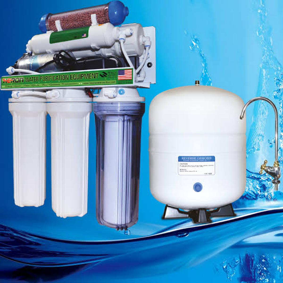 Heron Gold Reverse Osmosis Technology (R.O) 6Stage purification System Water Purifier, GRO-075