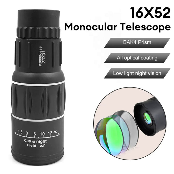 16X52%20Monocular%20Telescope%20Dual%20Focus%20Zoom%20Binoculars%2066M/8000M%20HD%20Scope%20Night%20Vision%20With%20Strap%20Optical%20Lens/Rubber%20Outdoor%20-%20Image%202