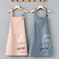 Apron Waterproof Oilproof Can Wipe Hands Kitchen Work Clothes Home Cooking Cleaning Men Women Universal Sleeveless Apron. 