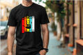 MEN'S COTTON T-SHIRT ASHES FIVE COLOR. 