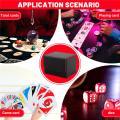 Card Box Side-Loading Card Box Deck Case for Yugioh Card Binder Holder 100+,Black Red. 