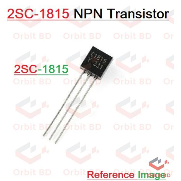 20Pcs- 2SC1815 2SC-1815 2SC 1815 C1815 NPN Transistor 50V 0.15A TO-92 Inline Triode Transistor Small Signal Bipolar BJT Transistor Electrical Circuitry & Parts