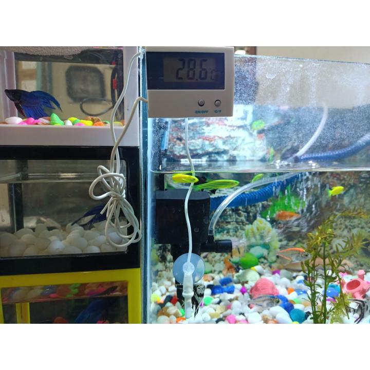 Digital Thermometer For Aquarium Fish Tank, Biofloc & Oter Fish Farming