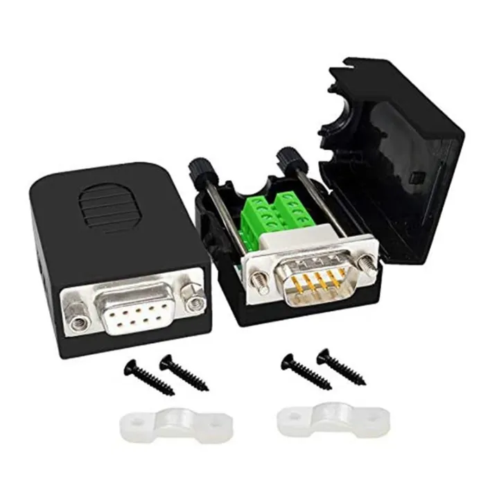 NCANRUI%20DB9%20Solderless%20Connector%20RS232%20D-SUB%20Serial%20to%209-Pin%20Port%20Terminal%20Male%20Female%20Adapter%20with%20Case%20(1Pcs-Male+1Pcs-Female)%20-%20Image%206