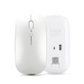 Rechargeable Mouse Dual Mode Rechargeable Wireless Mouse Bluetooth 5.0 2.4 GHz Optical Wireless Mouse 1600DPI.