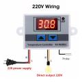 XH-W3001 220V 1500W Digital LED Display Temperature Controller Thermostat Control Switch. 