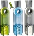 3 in 1 Cup Lid Cleaning Brush Silicone Bottle Cleaning Brush Set Feeder Cleaning Tools Multifunctional Cleaning Brush Suitable for Cup Lid Crevice. 