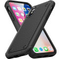 Anti-fall 2 in 1 Heavy Duty Armor Case For iPhone XS / iPhone X Phone Case Shockproof Soft Casing Hard Back Cover.