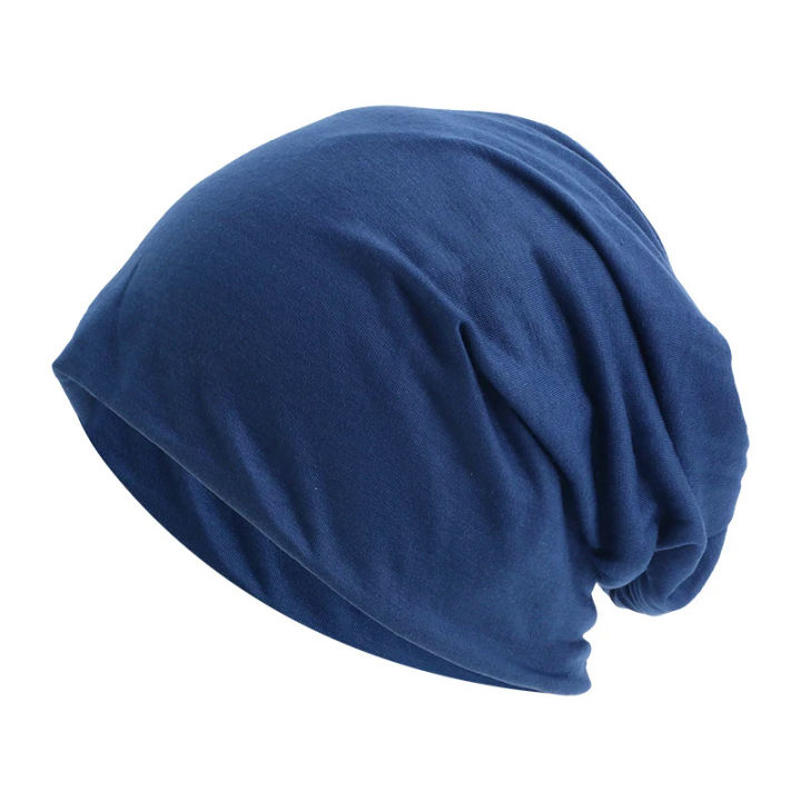 %E3%80%90Buried%20Buzie%E3%80%91Beanie%20Hat%20for%20Women%20Man%20Autumn%20Winter%20Elastic%20Casual%20Solid%20Color%20Slouchy%20Chemo%20Cap%20-%20Image%204
