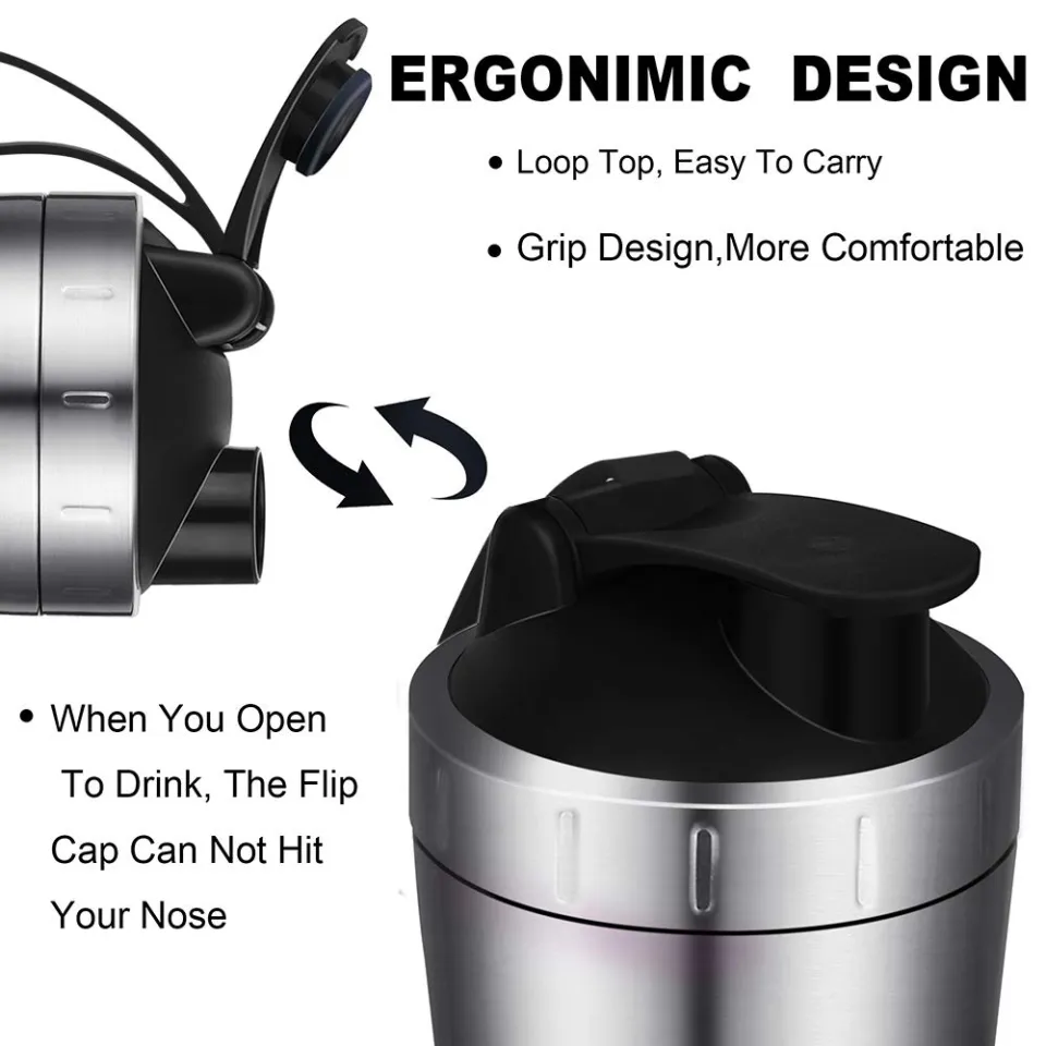 28OZ Whey Protein Powder Sports Shaker Bottle For Water Bottles